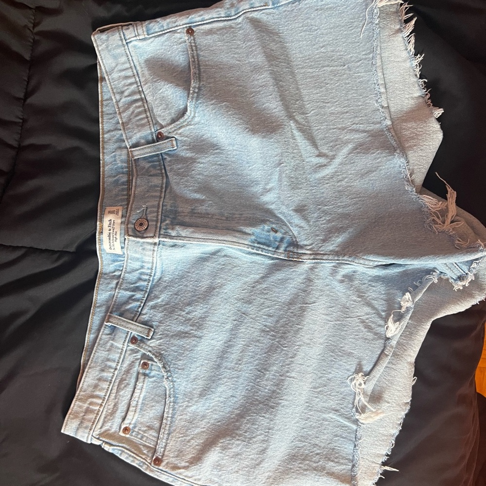 Abercrombie & Fitch Light Wash Jean Shorts